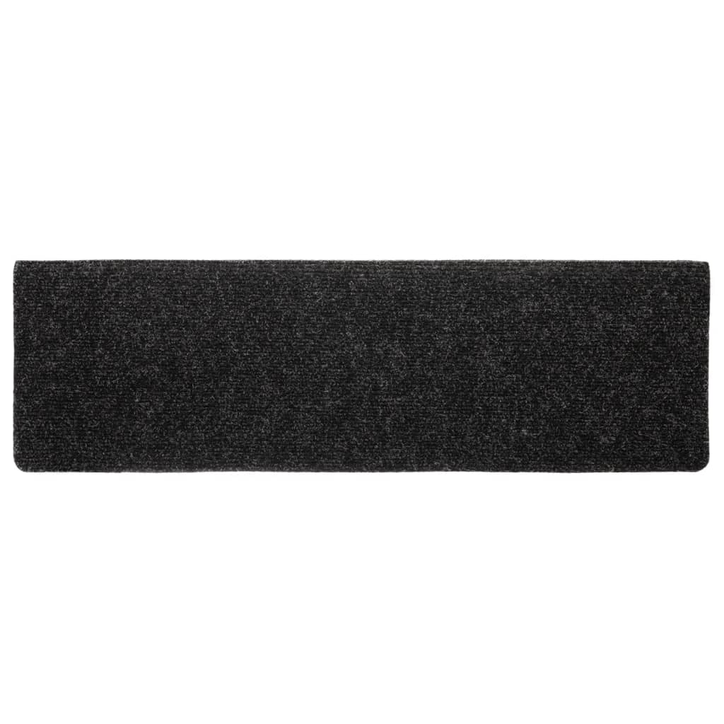 vidaXL Covorașe scări autoadezive, 10 buc., 65x21x4 cm, margini dreptunghiulare, negre vidaXL Covorașe scări autoadezive, 10 buc., 65x21x4 cm, margini dreptunghiulare, negre