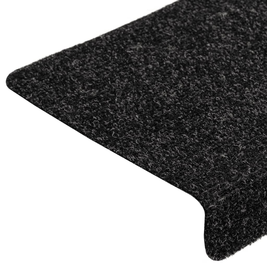 vidaXL Covorașe scări autoadezive, 10 buc., 65x21x4 cm, margini dreptunghiulare, negre vidaXL Covorașe scări autoadezive, 10 buc., 65x21x4 cm, margini dreptunghiulare, negre