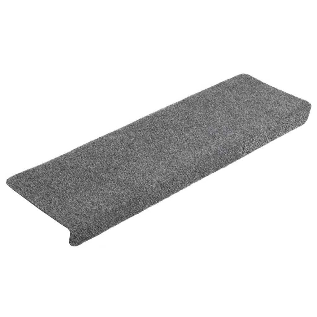 vidaXL Covorașe autoadezive pentru scări, 10 buc., 65x21x4 cm, gri deschis, cu margini dreptunghiulare vidaXL Covorașe autoadezive pentru scări, 10 buc., 65x21x4 cm, gri deschis, cu margini dreptunghiulare