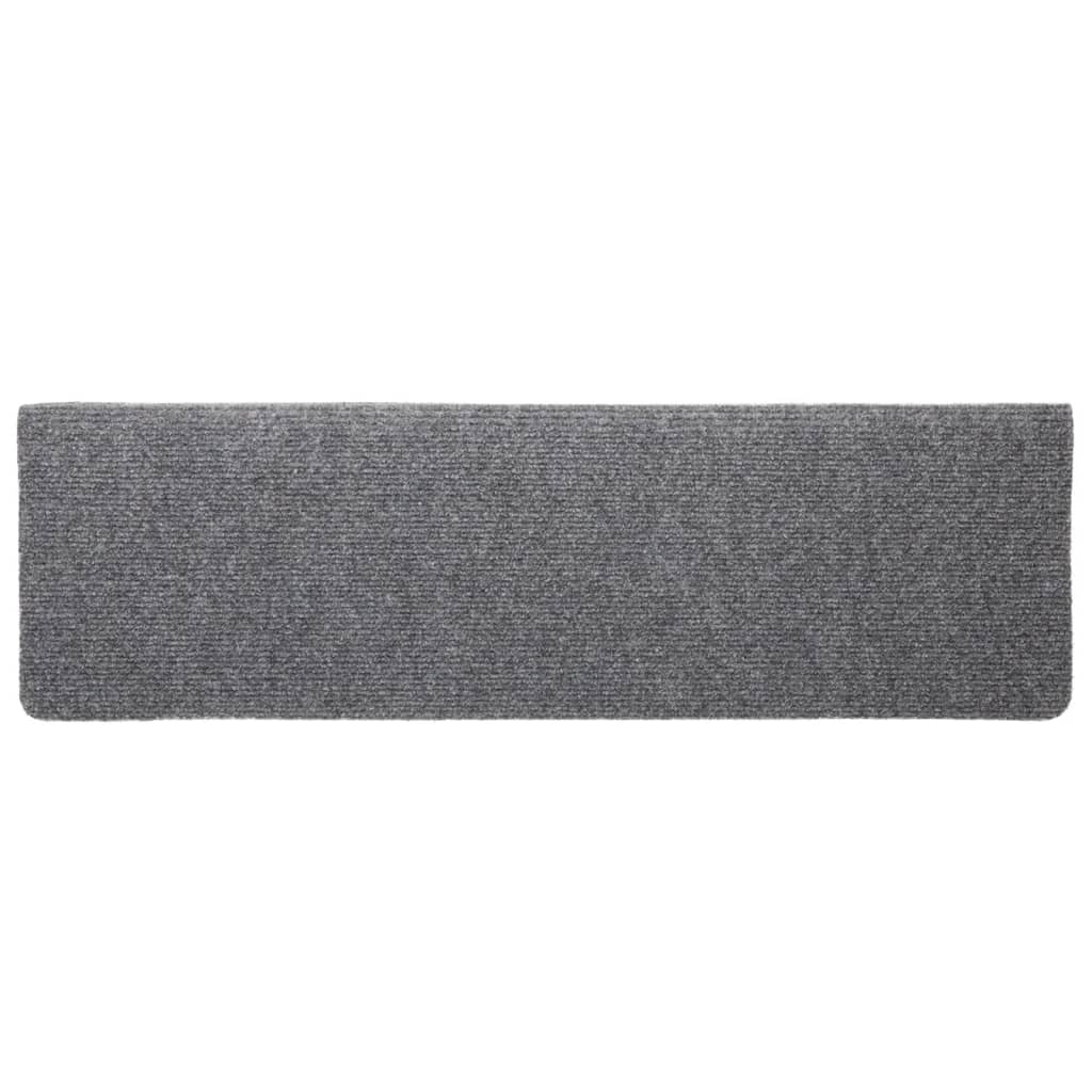 vidaXL Covorașe autoadezive pentru scări, 10 buc., 65x21x4 cm, gri deschis, cu margini dreptunghiulare vidaXL Covorașe autoadezive pentru scări, 10 buc., 65x21x4 cm, gri deschis, cu margini dreptunghiulare