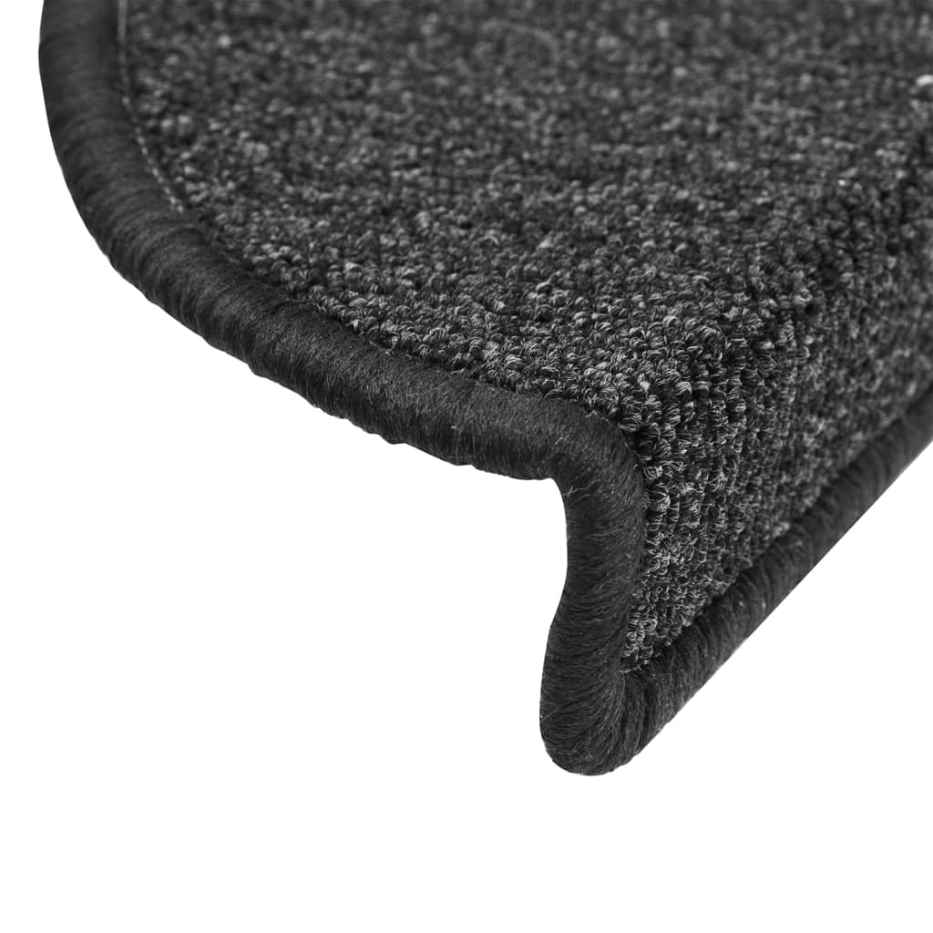 vidaXL Covorașe de scară, 10 buc., antracit, 56x17x3 cm vidaXL Covorașe de scară, 10 buc., antracit, 56x17x3 cm