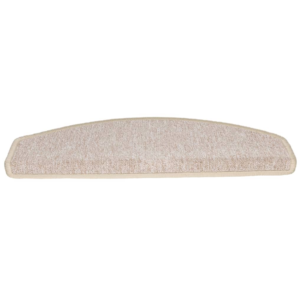 vidaXL Covorașe de scară, 10 buc., gri taupe, 65x24x4 cm vidaXL Covorașe de scară, 10 buc., gri taupe, 65x24x4 cm