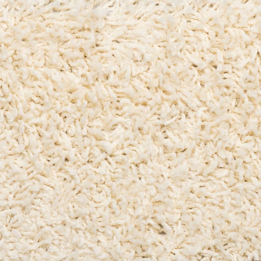 vidaXL Covorașe pentru scări, 10 buc., 56x17x3 cm, crem, semirotunde