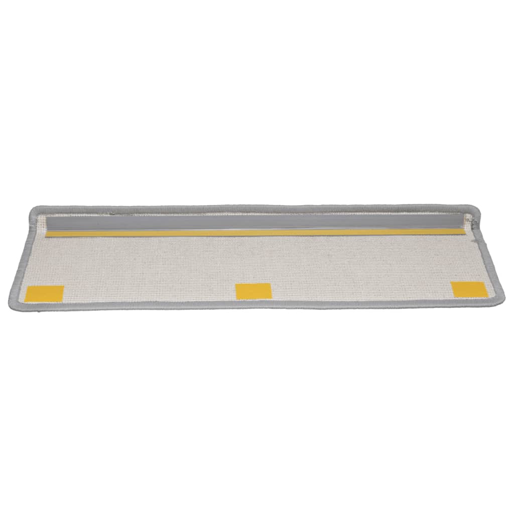vidaXL Covorașe de scară, 10 buc., gri, 65x21x4 cm vidaXL Covorașe de scară, 10 buc., gri, 65x21x4 cm