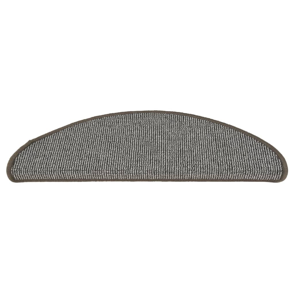 vidaXL Covorașe pentru scări, 15 buc., 65x21x4 cm, gri, semirotunde, mari vidaXL Covorașe pentru scări, 15 buc., 65x21x4 cm, gri, semirotunde, mari
