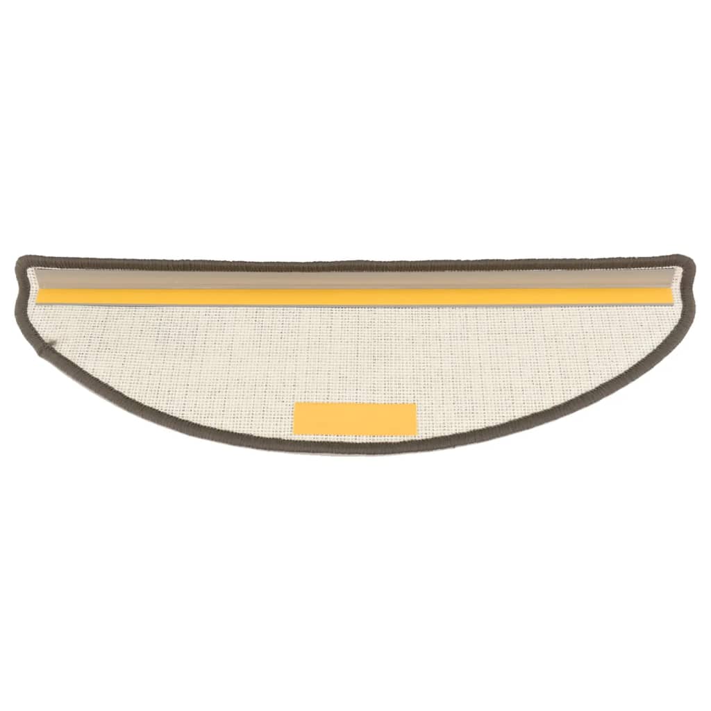 vidaXL Covorașe pentru scări, 15 buc., 65x21x4 cm, gri, semirotunde, mari vidaXL Covorașe pentru scări, 15 buc., 65x21x4 cm, gri, semirotunde, mari