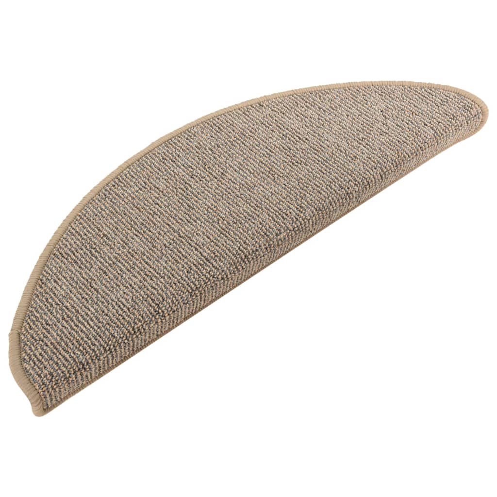 vidaXL Covorașe pentru scări, 15 buc., 65x21x4 cm, maro, semirotunde, mari vidaXL Covorașe pentru scări, 15 buc., 65x21x4 cm, maro, semirotunde, mari