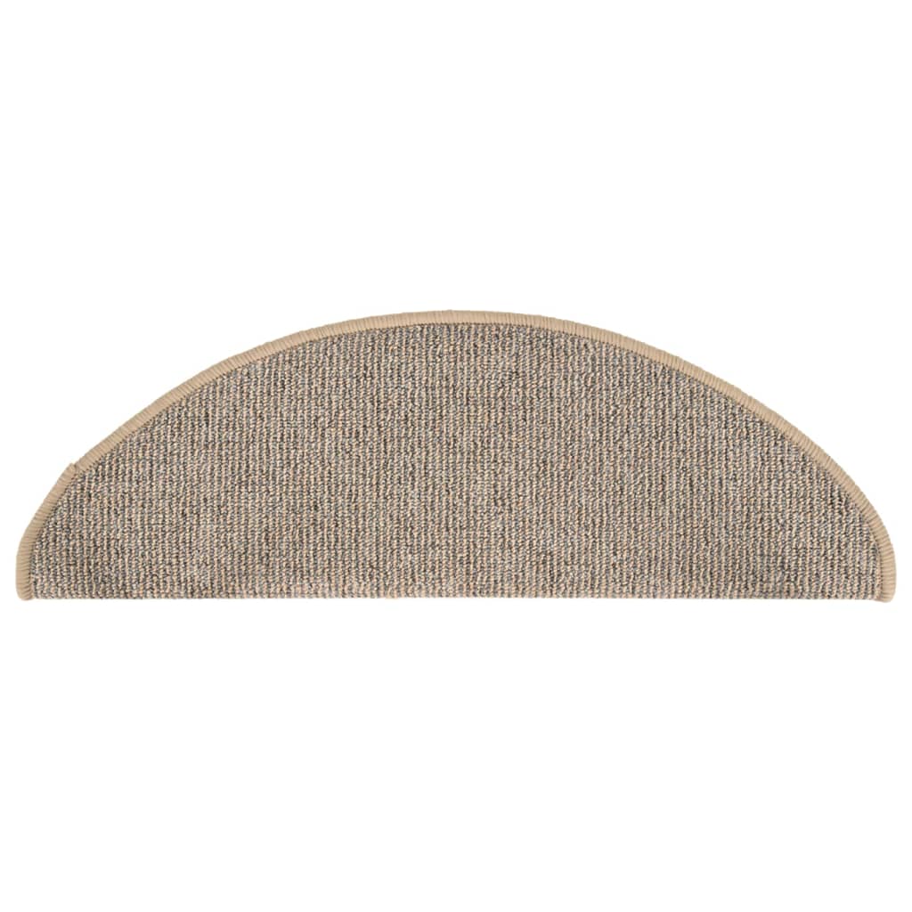 vidaXL Covorașe pentru scări, 15 buc., 65x21x4 cm, maro, semirotunde, mari vidaXL Covorașe pentru scări, 15 buc., 65x21x4 cm, maro, semirotunde, mari