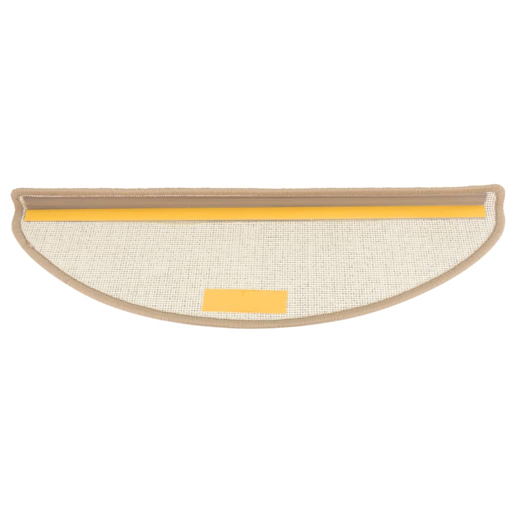 vidaXL Covorașe pentru scări, 15 buc., 65x21x4 cm, maro, semirotunde, mari vidaXL Covorașe pentru scări, 15 buc., 65x21x4 cm, maro, semirotunde, mari
