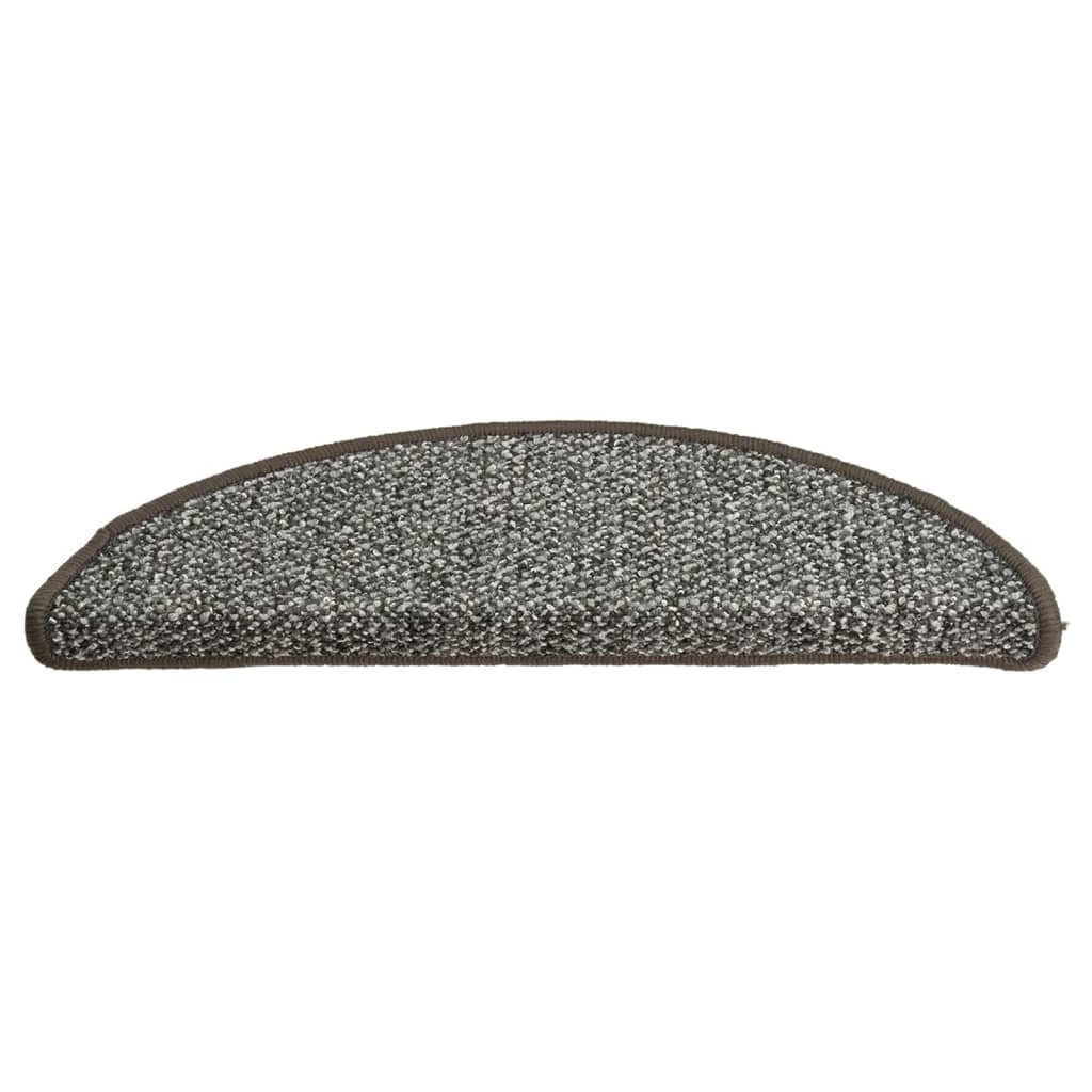 vidaXL Covorașe de trepte de scară, 15 buc., antracit, 65x21x4 cm vidaXL Covorașe de trepte de scară, 15 buc., antracit, 65x21x4 cm