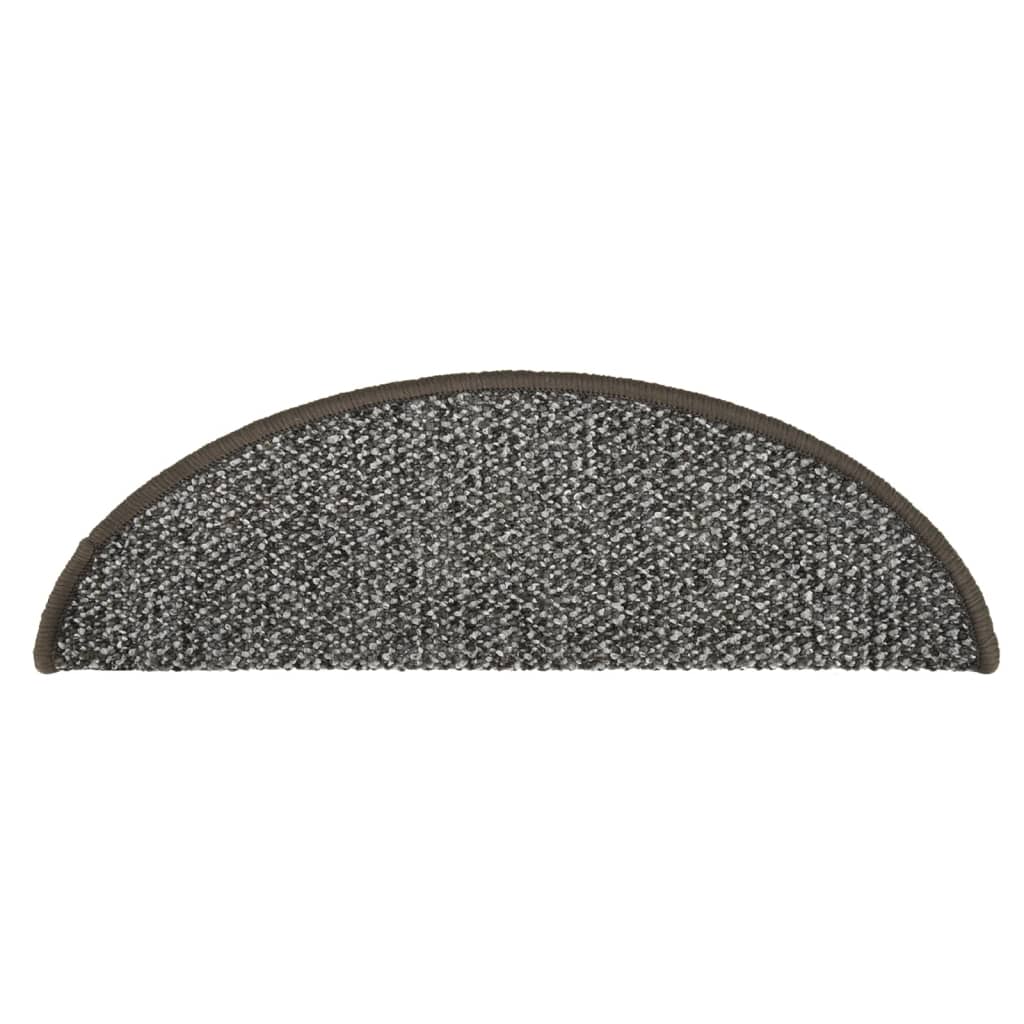 vidaXL Covorașe de trepte de scară, 15 buc., antracit, 65x21x4 cm vidaXL Covorașe de trepte de scară, 15 buc., antracit, 65x21x4 cm