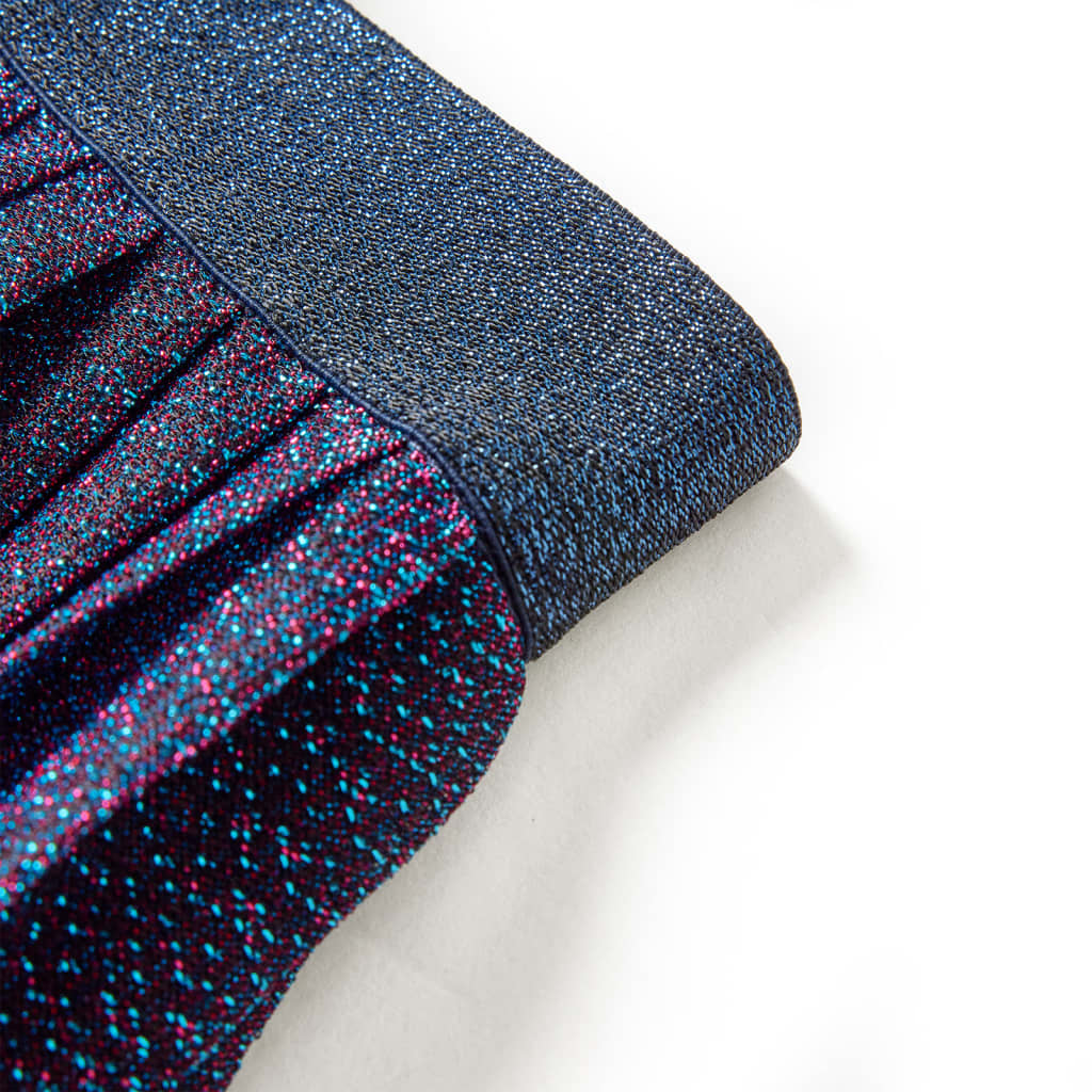 Fustă cu sclipici pentru copii, bleumarin, 116