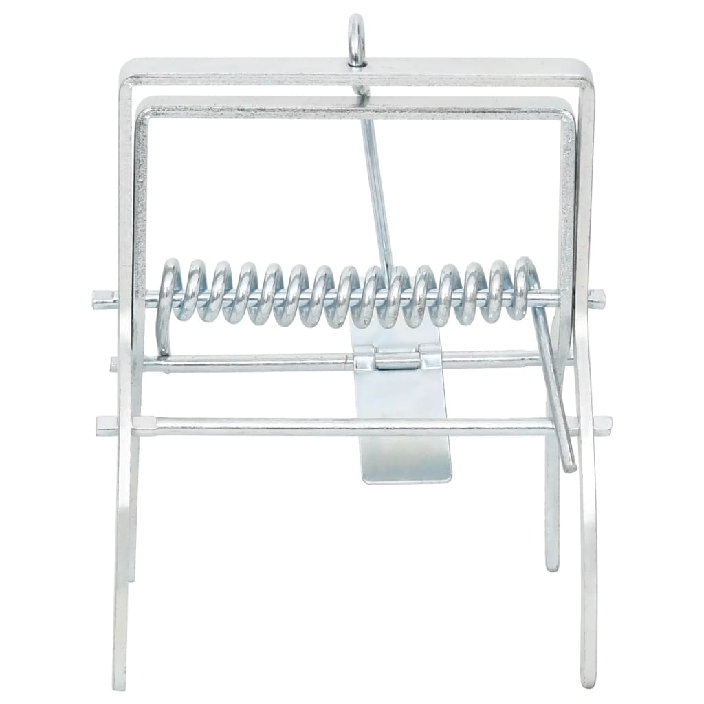 vidaXL Capcane pentru cârtițe, 4 buc., argintiu, oțel galvanizat vidaXL Capcane pentru cârtițe, 4 buc., argintiu, oțel galvanizat