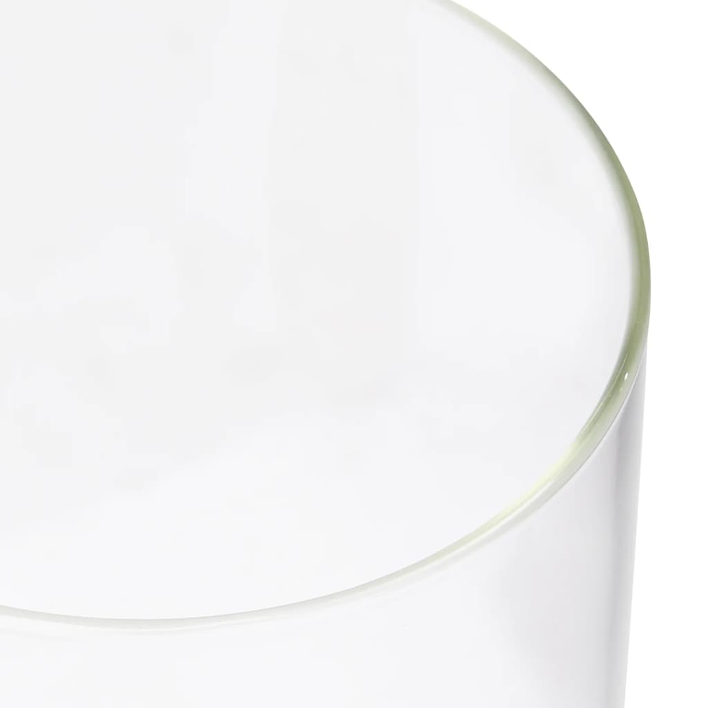 vidaXL Borcane de depozitare din sticlă capac de bambus 4 buc. 1200 ml
