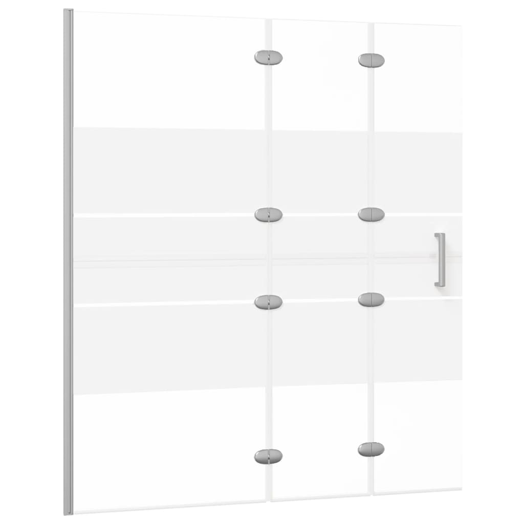 vidaXL Cabină de duș pliabilă, alb, 120x140 cm, ESG vidaXL Cabină de duș pliabilă, alb, 120x140 cm, ESG