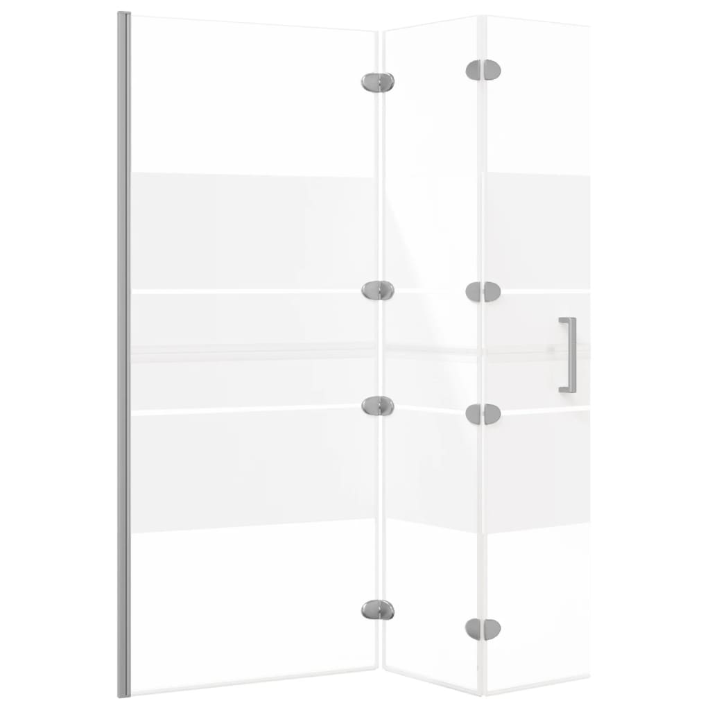 vidaXL Cabină de duș pliabilă, alb, 120x140 cm, ESG vidaXL Cabină de duș pliabilă, alb, 120x140 cm, ESG