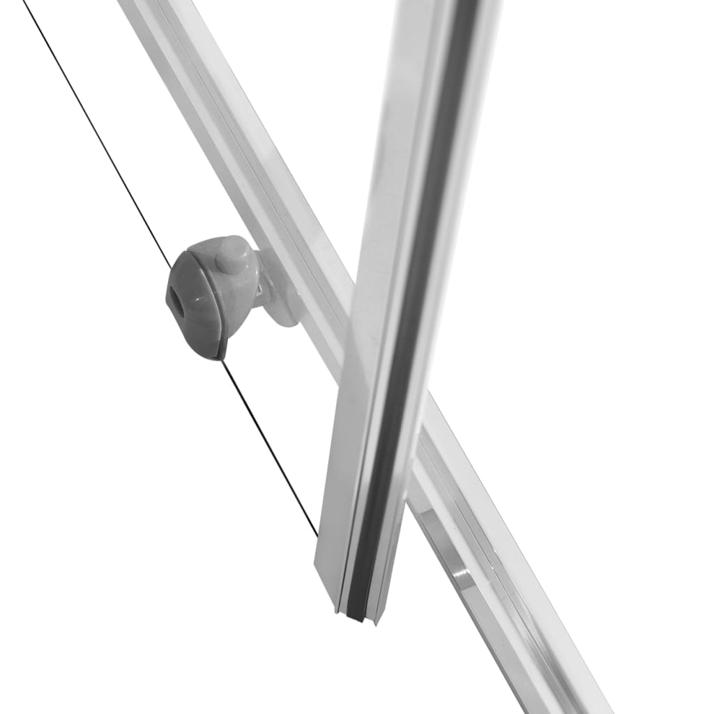 vidaXL Cabină de duș, 80x80x180 cm, ESG