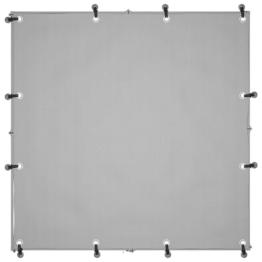 vidaXL Padoc pentru câini, argintiu, 110x110x110 cm, oțel vidaXL Padoc pentru câini, argintiu, 110x110x110 cm, oțel