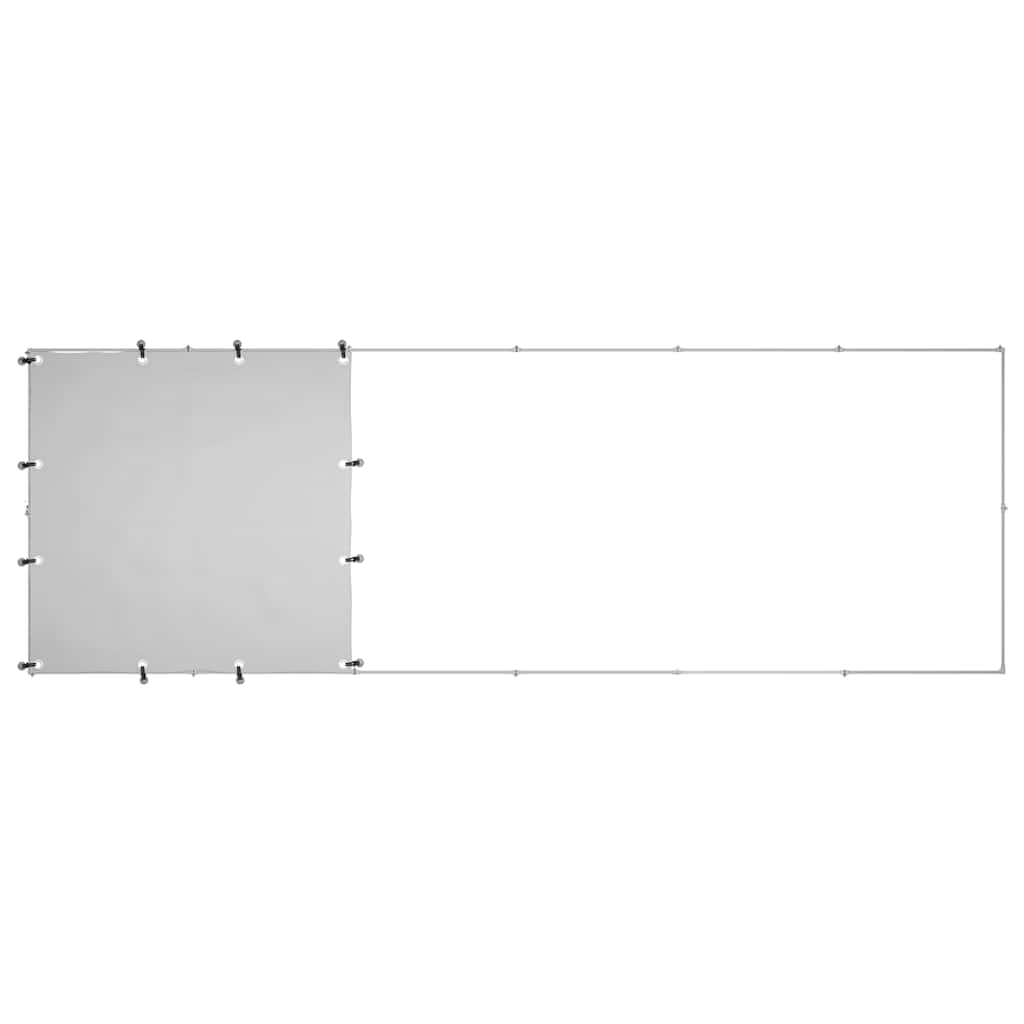 vidaXL Padoc pentru câini, argintiu, 330x110x110 cm, oțel vidaXL Padoc pentru câini, argintiu, 330x110x110 cm, oțel