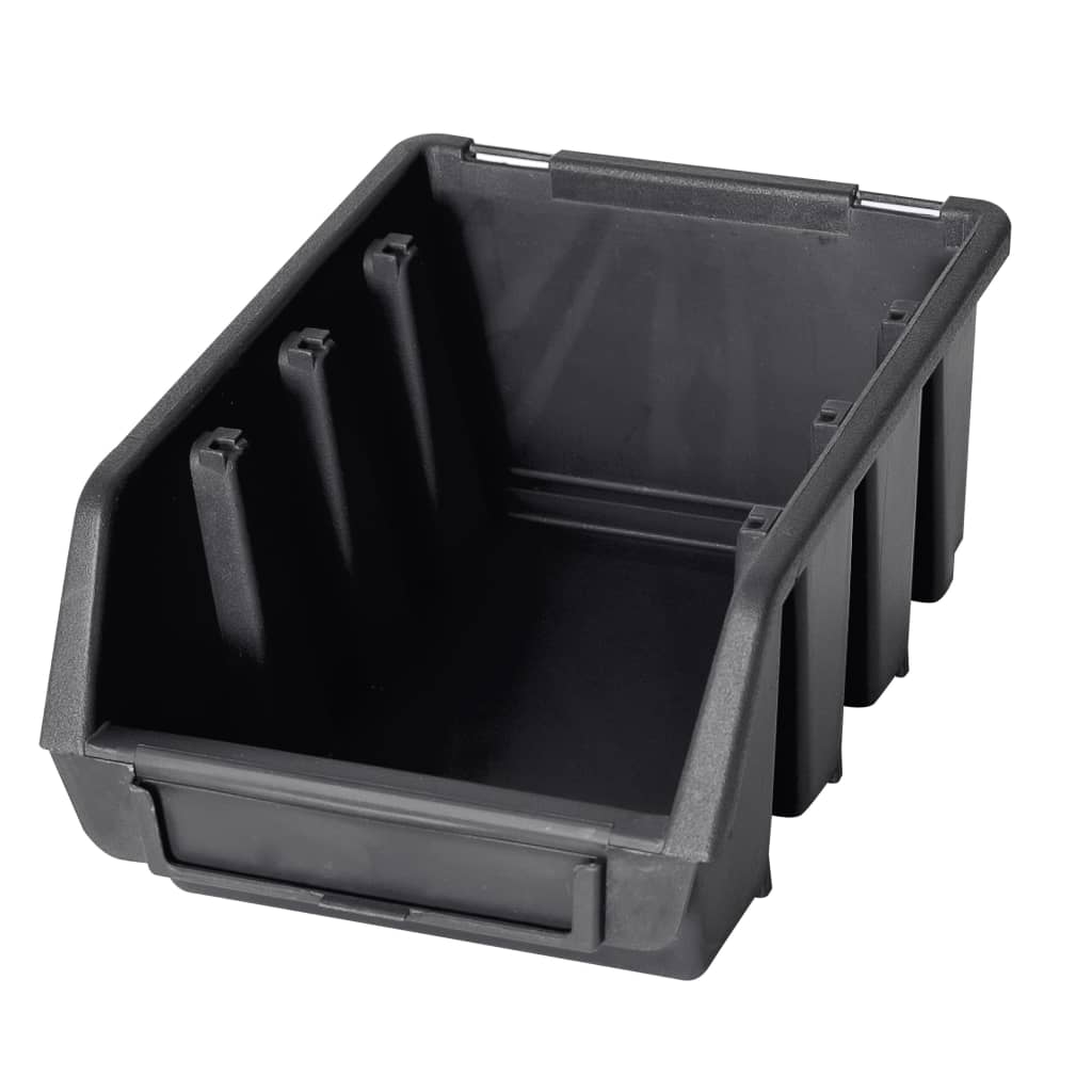 vidaXL Set cutii depozitare 96 piese cu panouri de perete, roșu&negru vidaXL Set cutii depozitare 96 piese cu panouri de perete, roșu&negru