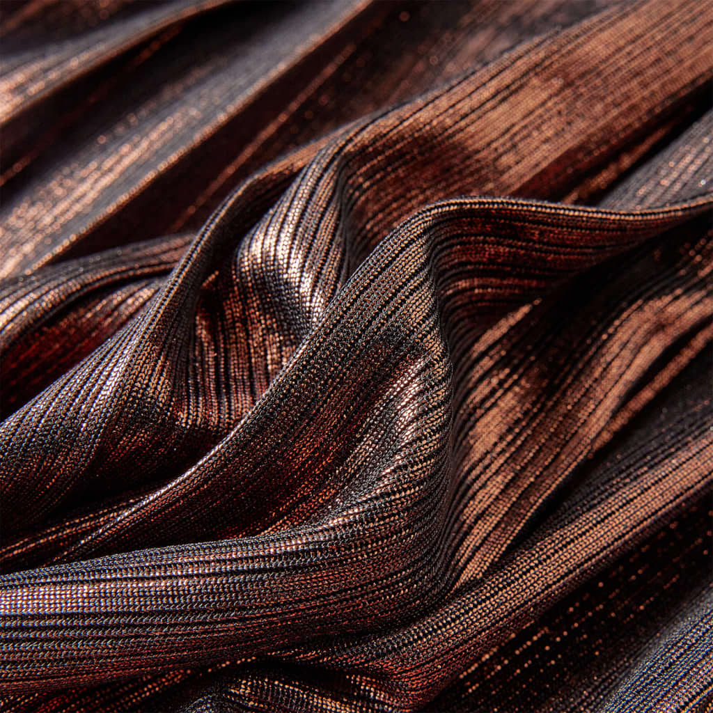 Fustă pentru copii cu sclipici, coniac, 116