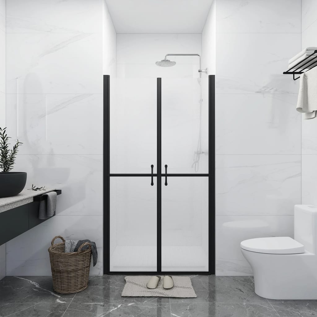 vidaXL Ușă cabină de duș, mată, (78-81)x190 cm, ESG vidaXL Ușă cabină de duș, mată, (78-81)x190 cm, ESG