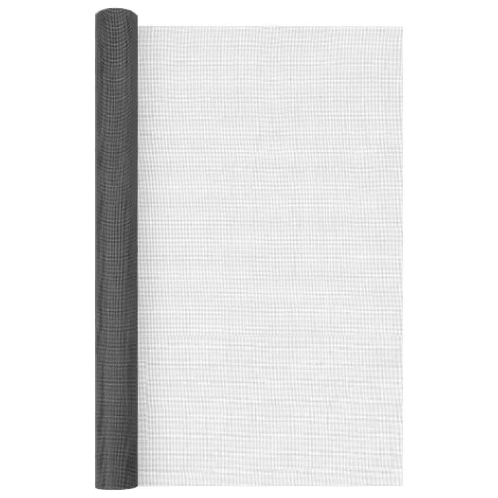 vidaXL Plasă de sârmă, negru, 60x2000 cm, fibră de sticlă