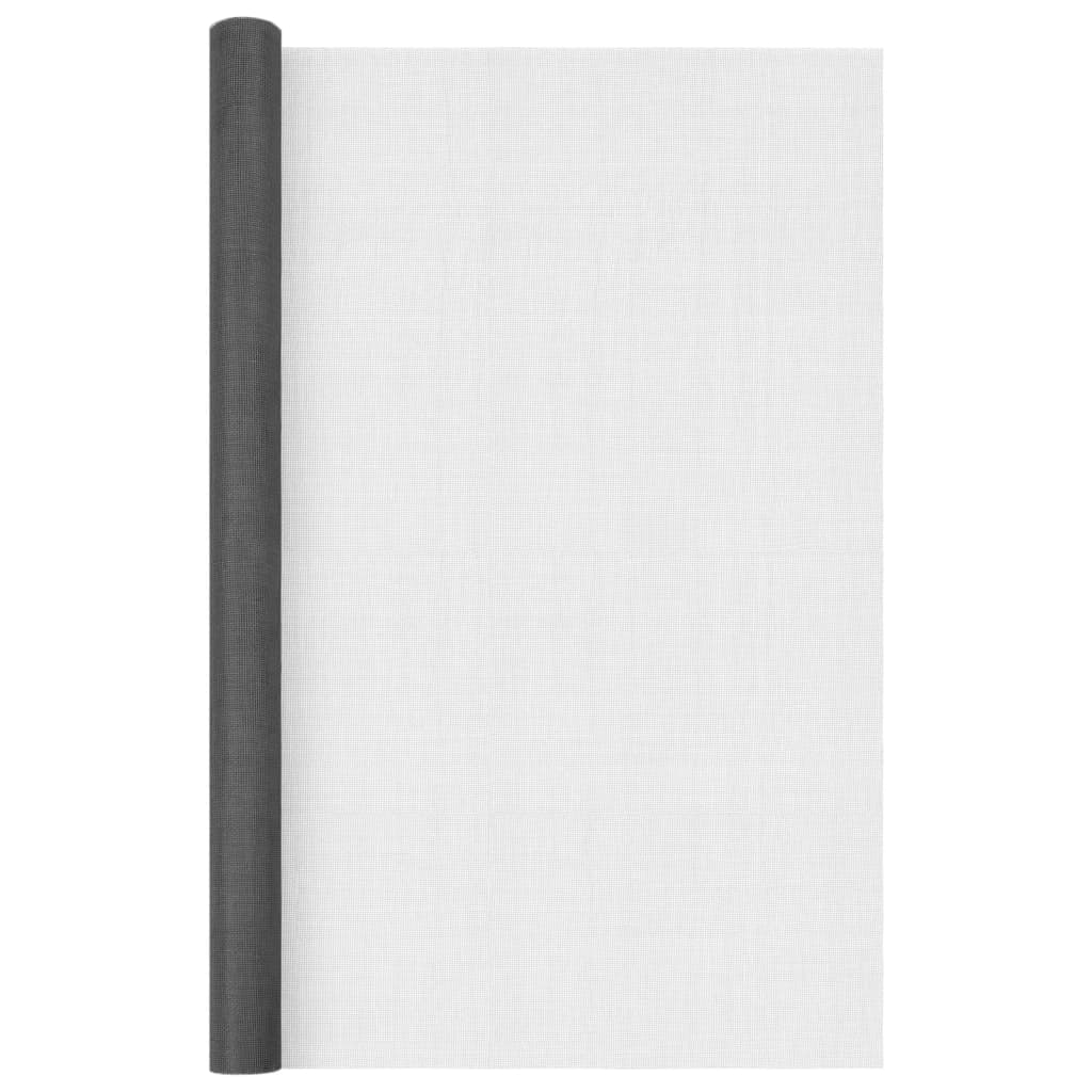 vidaXL Plasă de sârmă, negru, 80x2000 cm, fibră de sticlă