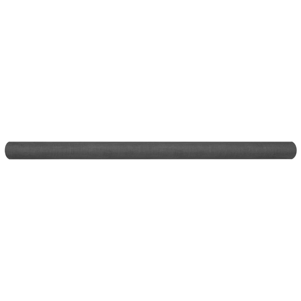 vidaXL Plasă de sârmă, negru, 80x2000 cm, fibră de sticlă