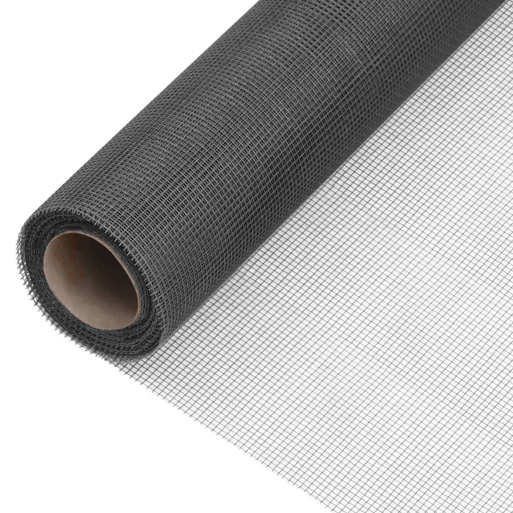vidaXL Plasă de sârmă, negru, 112x2000 cm, fibră de sticlă