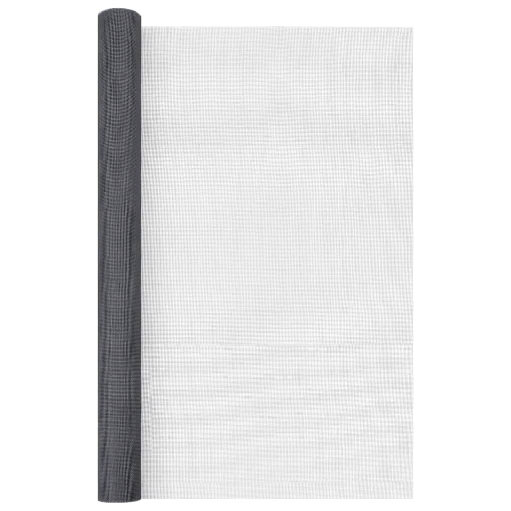 vidaXL Plasă de sârmă, gri, 80x500 cm, fibră de sticlă vidaXL Plasă de sârmă, gri, 80x500 cm, fibră de sticlă