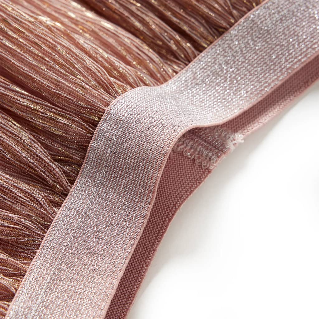 Fustă cu sclipici pentru copii, roz deschis, 140