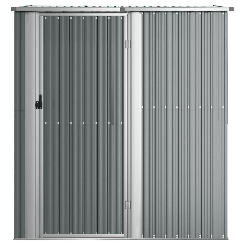 vidaXL Magazie de grădină, gri, 180,5x97x209,5 cm, oțel galvanizat vidaXL Magazie de grădină, gri, 180,5x97x209,5 cm, oțel galvanizat