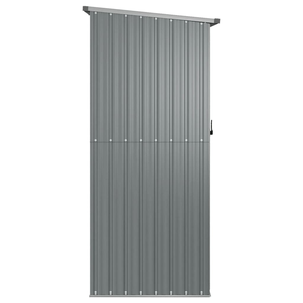 vidaXL Magazie de grădină, gri, 180,5x97x209,5 cm, oțel galvanizat vidaXL Magazie de grădină, gri, 180,5x97x209,5 cm, oțel galvanizat