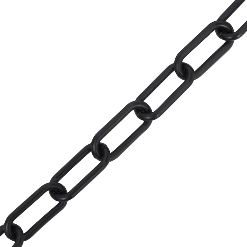 vidaXL Lanț de avertizare, negru, 30 m, Ø4 mm, plastic vidaXL Lanț de avertizare, negru, 30 m, Ø4 mm, plastic