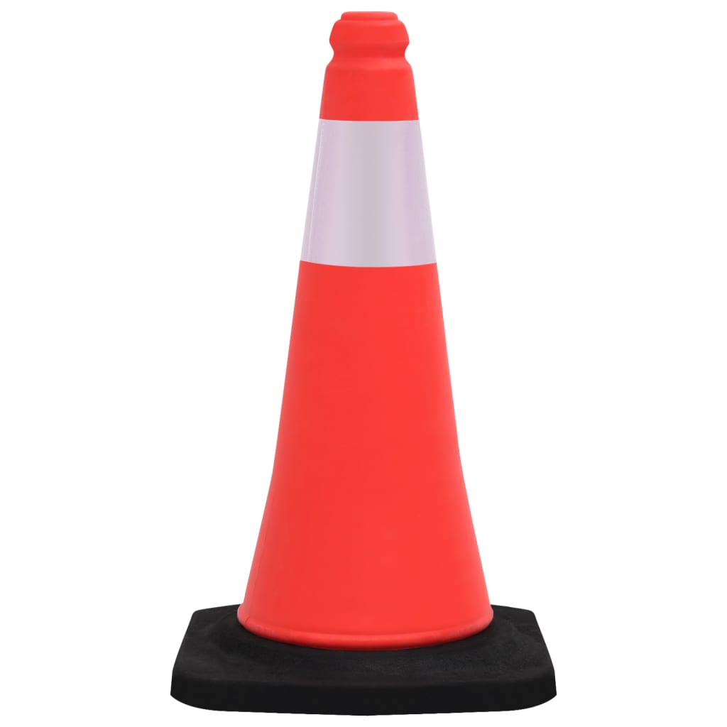 vidaXL Conuri de trafic reflectorizante cu baze grele, 10 buc., 50 cm vidaXL Conuri de trafic reflectorizante cu baze grele, 10 buc., 50 cm