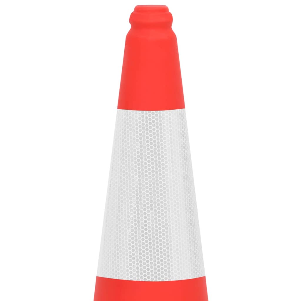 vidaXL Conuri rutiere reflectorizante cu baze grele 4 buc. 75 cm vidaXL Conuri rutiere reflectorizante cu baze grele 4 buc. 75 cm
