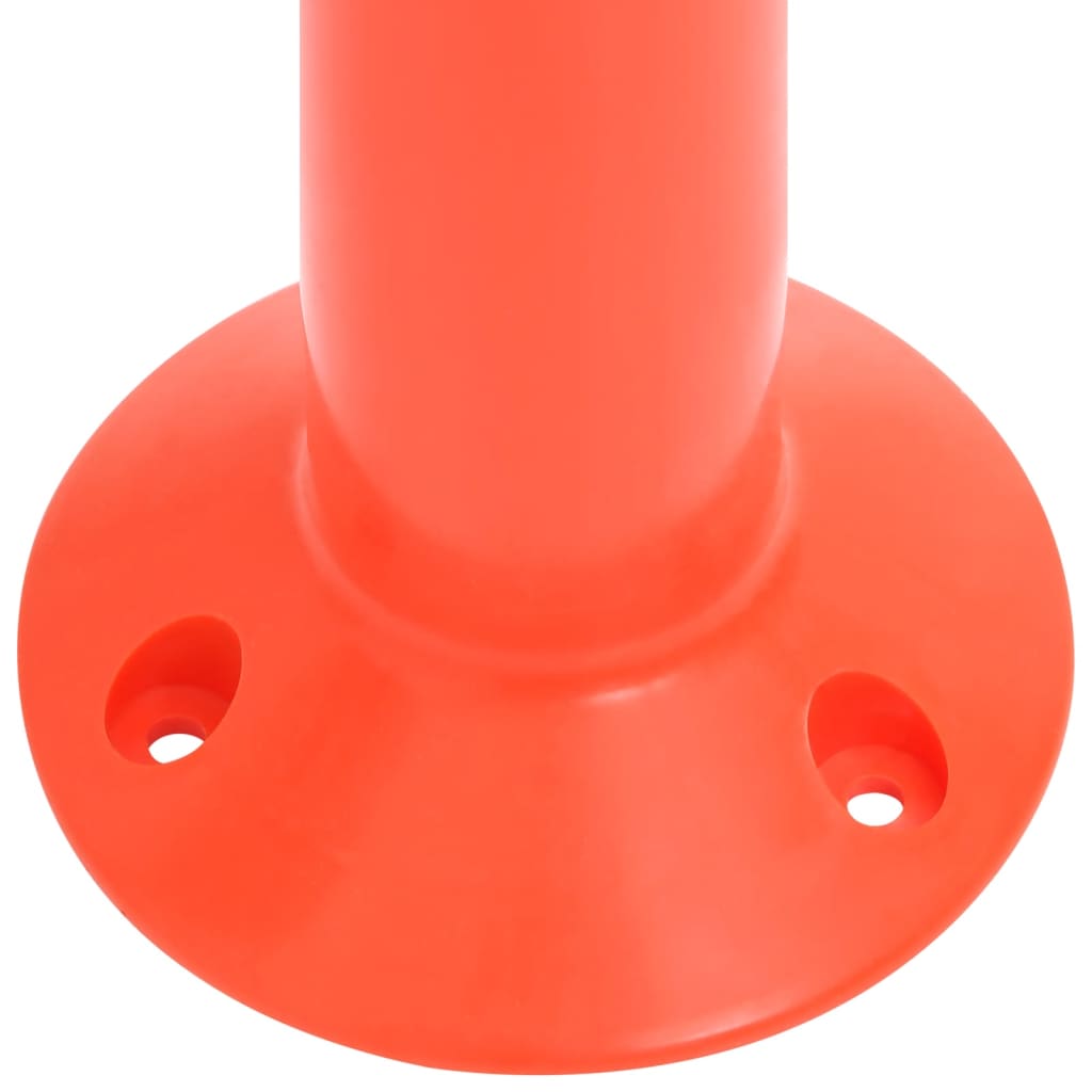 vidaXL Bornă de control trafic cu lanţ, 10 buc., 75 cm, PE vidaXL Bornă de control trafic cu lanţ, 10 buc., 75 cm, PE