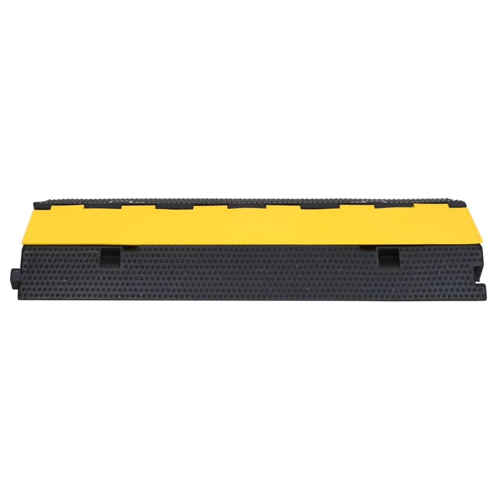 vidaXL Rampe de protecție cabluri, 2 canale, 2 buc., 100 cm, cauciuc vidaXL Rampe de protecție cabluri, 2 canale, 2 buc., 100 cm, cauciuc