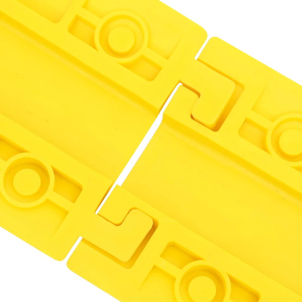 vidaXL Rampe de protecție pentru cabluri, 4 buc., galben, 98,5 cm vidaXL Rampe de protecție pentru cabluri, 4 buc., galben, 98,5 cm