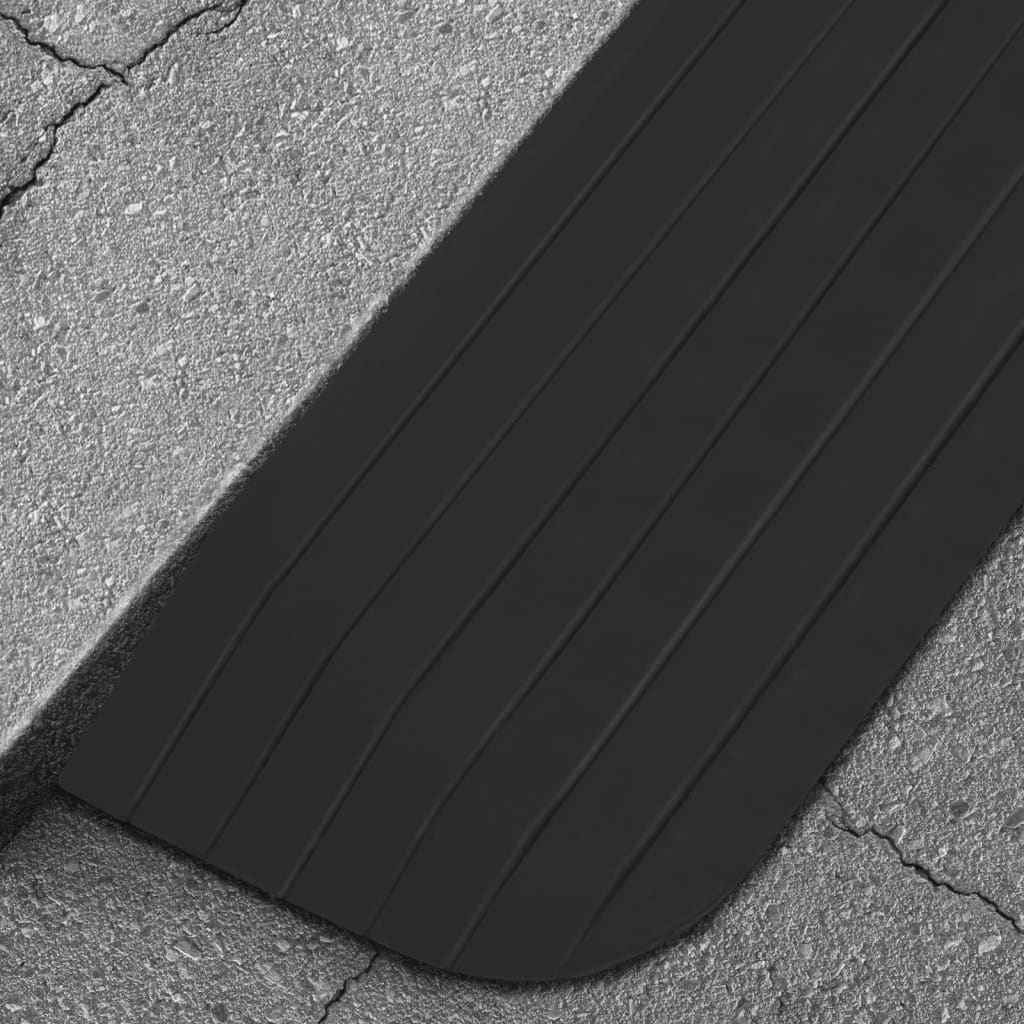 vidaXL Rampă tip prag, 110x21x2,5 cm, cauciuc vidaXL Rampă tip prag, 110x21x2,5 cm, cauciuc
