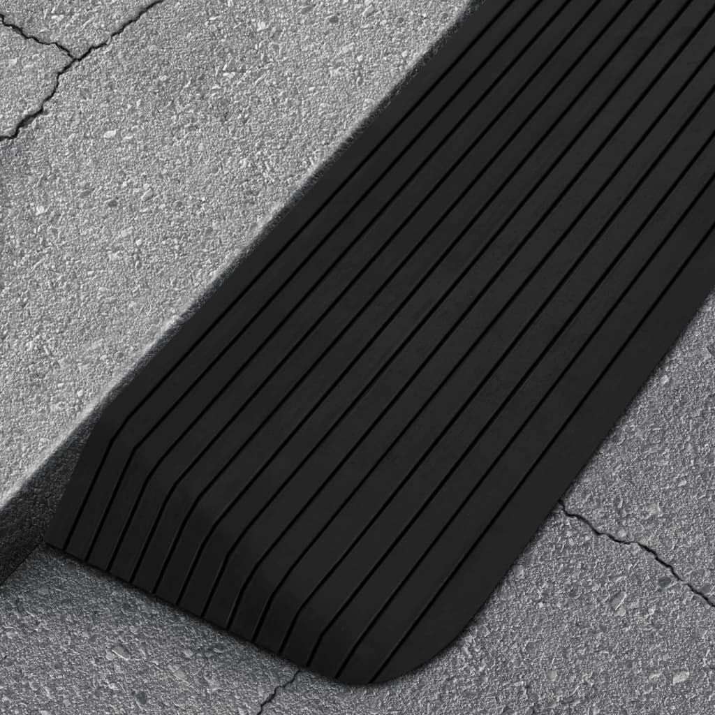 vidaXL Rampe tip prag, 110x41x5 cm, cauciuc vidaXL Rampe tip prag, 110x41x5 cm, cauciuc