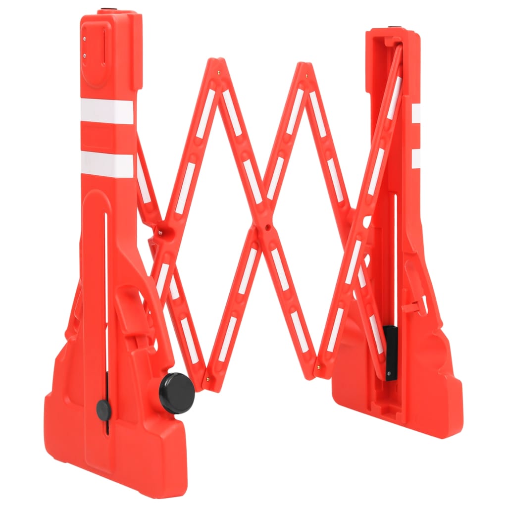 vidaXL Barieră de trafic pliabilă, roșu, 210x50x105 cm vidaXL Barieră de trafic pliabilă, roșu, 210x50x105 cm