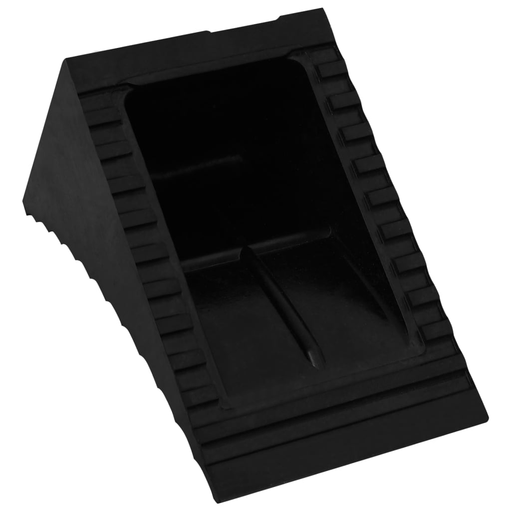 vidaXL Pană de roată, 2 buc., 29x16x19 cm, cauciuc vidaXL Pană de roată, 2 buc., 29x16x19 cm, cauciuc