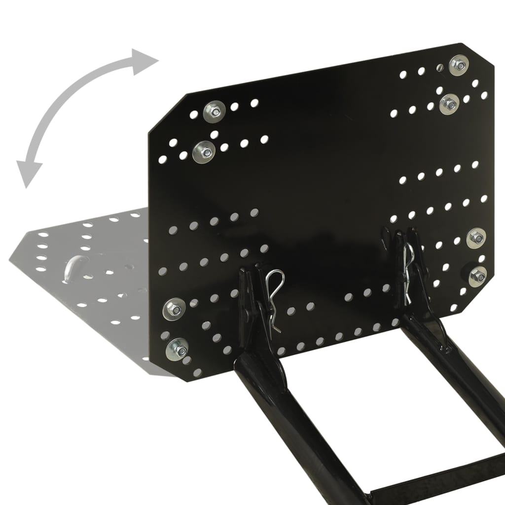 vidaXL Plug de zăpadă pentru ATV, negru, 115x38 cm vidaXL Plug de zăpadă pentru ATV, negru, 115x38 cm