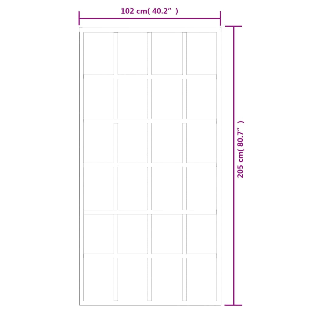 vidaXL Ușă glisantă, negru, 102x205 cm, sticlă ESG și aluminiu vidaXL Ușă glisantă, negru, 102x205 cm, sticlă ESG și aluminiu