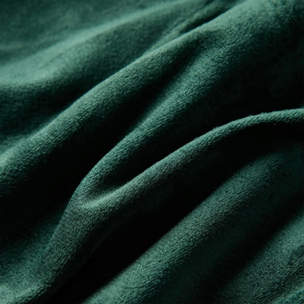 Bluză pentru copii cu volane verde închis 128