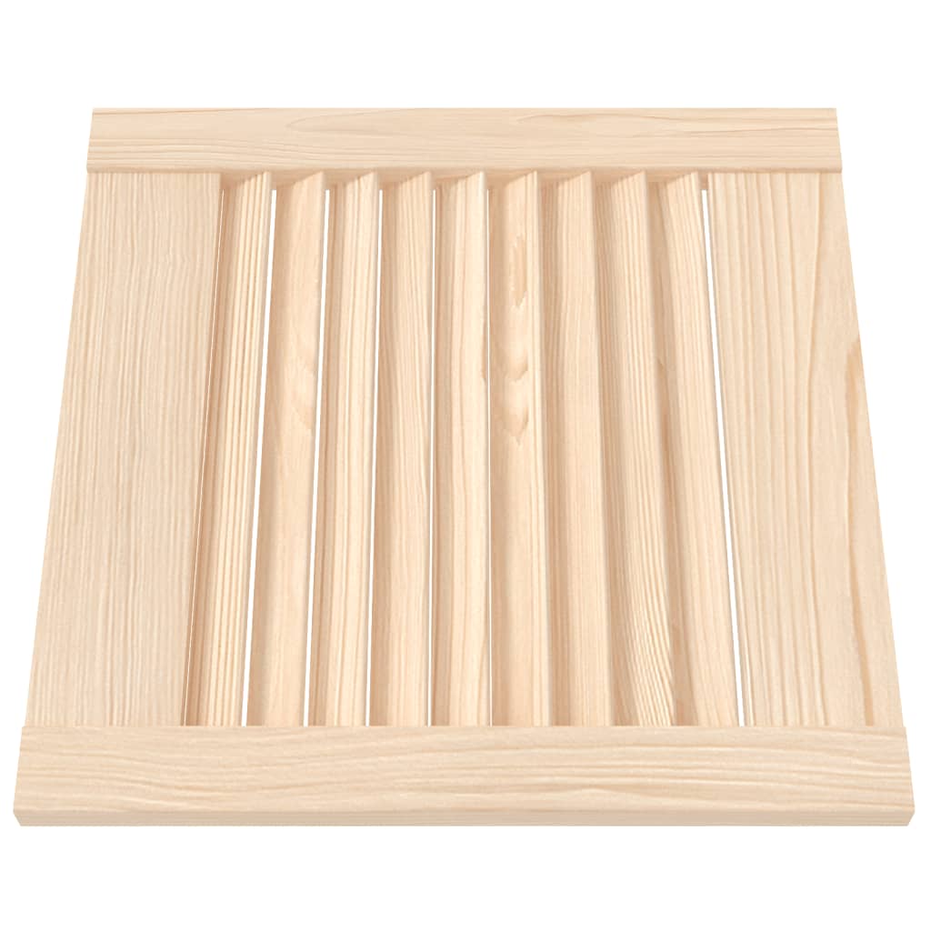 vidaXL Uși de dulap design lambriu 4 buc. 39,5x39,4 cm lemn masiv pin
