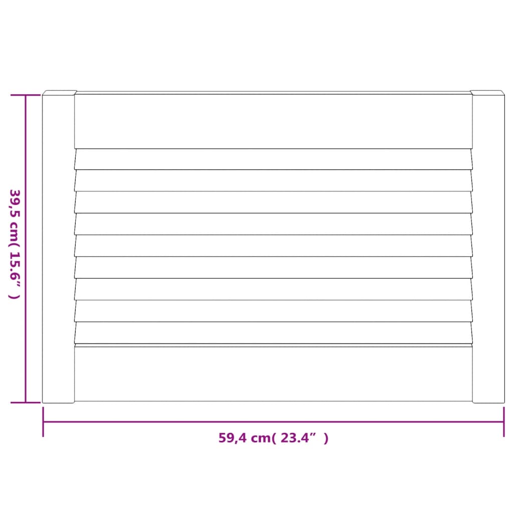 vidaXL Ușă de dulap cu design lambriu, 39,5x59,4 cm, lemn masiv de pin vidaXL Ușă de dulap cu design lambriu, 39,5x59,4 cm, lemn masiv de pin