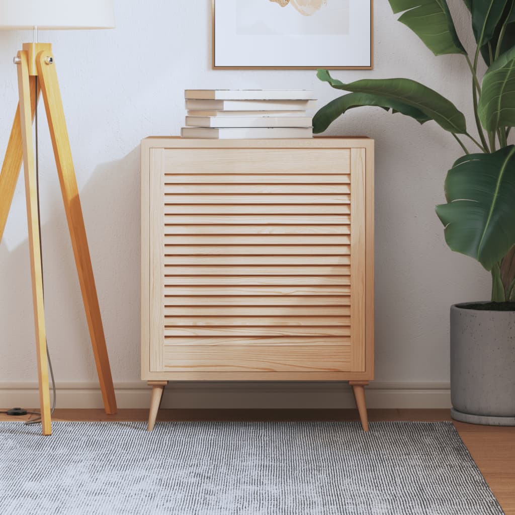 vidaXL Ușă de dulap cu design lambriu, 61,5x59,4 cm, lemn masiv de pin vidaXL Ușă de dulap cu design lambriu, 61,5x59,4 cm, lemn masiv de pin